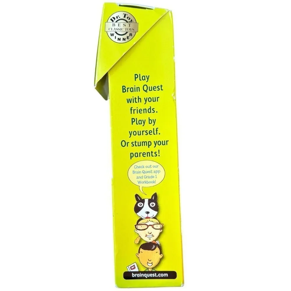 Brain Quest 1st Grade Grade Elementary School Reading Q&A Cards Decks. Ages 6-7.